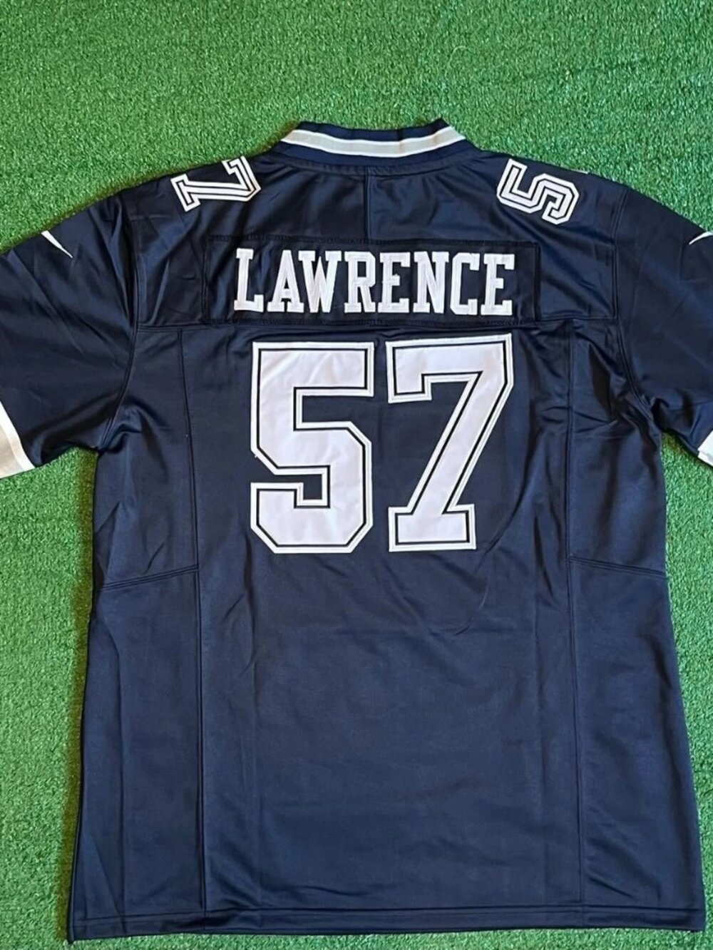 Malachi Lawrence Navy Stitched Jersey Vapor